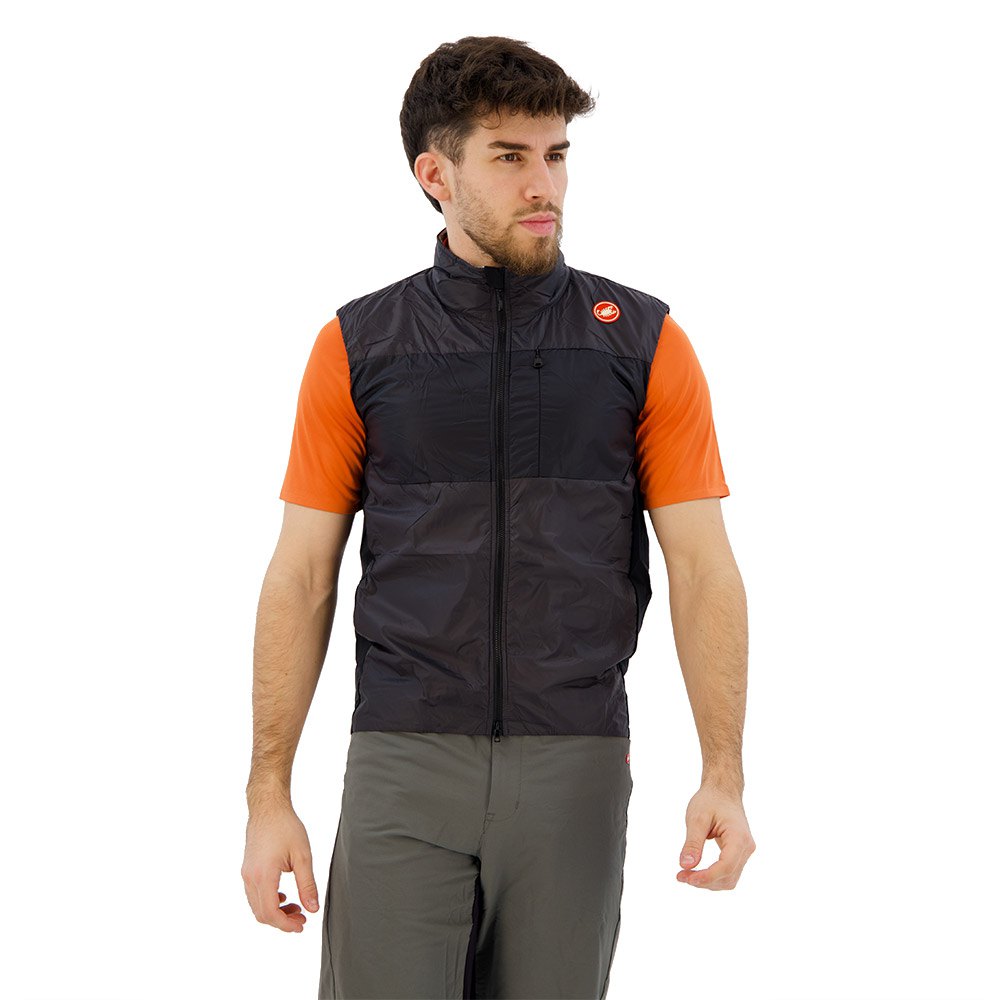 castelli unlimited puffy gilet gris m homme