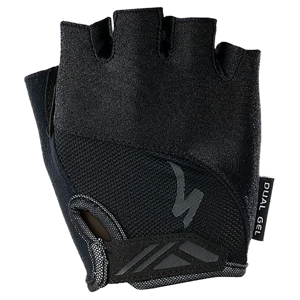 specialized body geometry dual-gel short gloves noir s femme