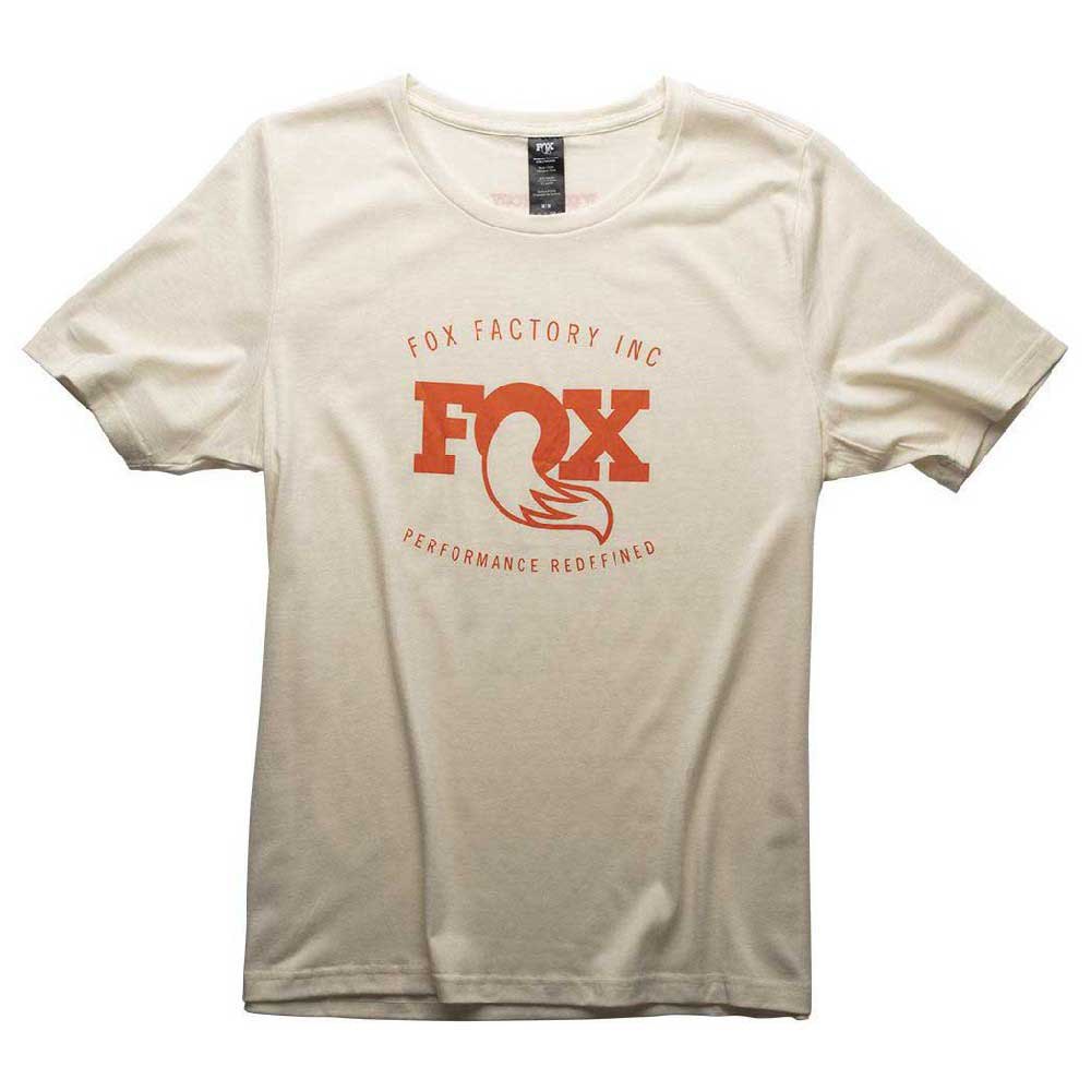 fox ride 3.0 short sleeve t-shirt blanc m femme