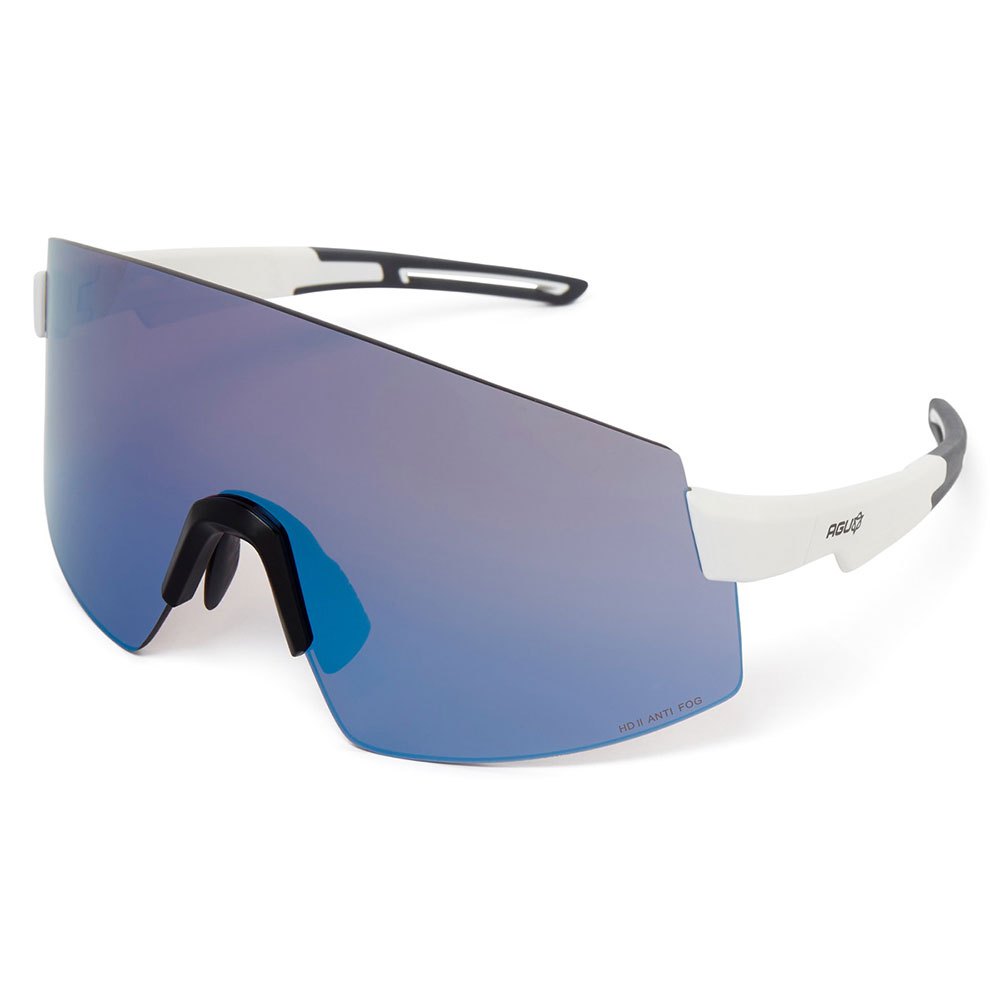 agu vigor xl hdii sunglasses blanc clear blue anti-fog/cat3