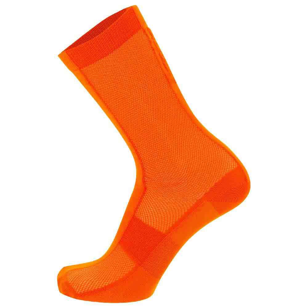 santini puro long socks orange eu 44-47 homme
