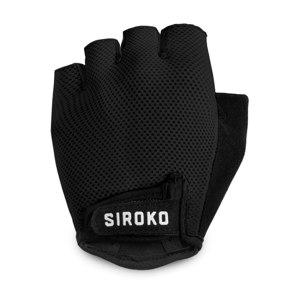 siroko aero short gloves noir xs femme
