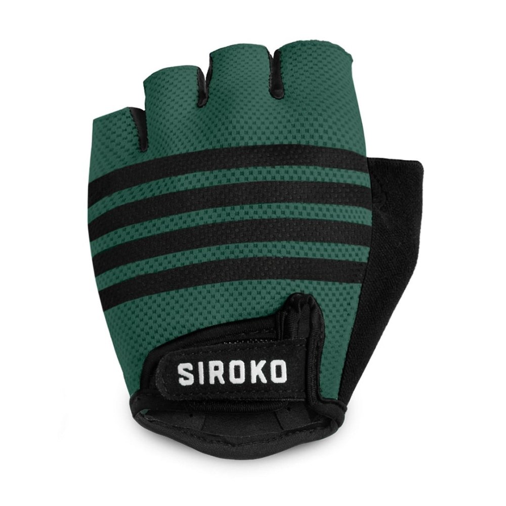 siroko aero short gloves vert 2xs femme