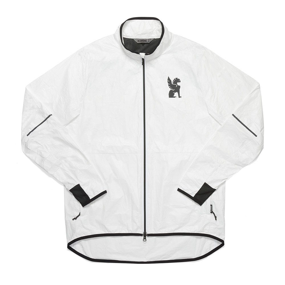 chrome wind cobra 2.0 packable jacket blanc 2xl homme