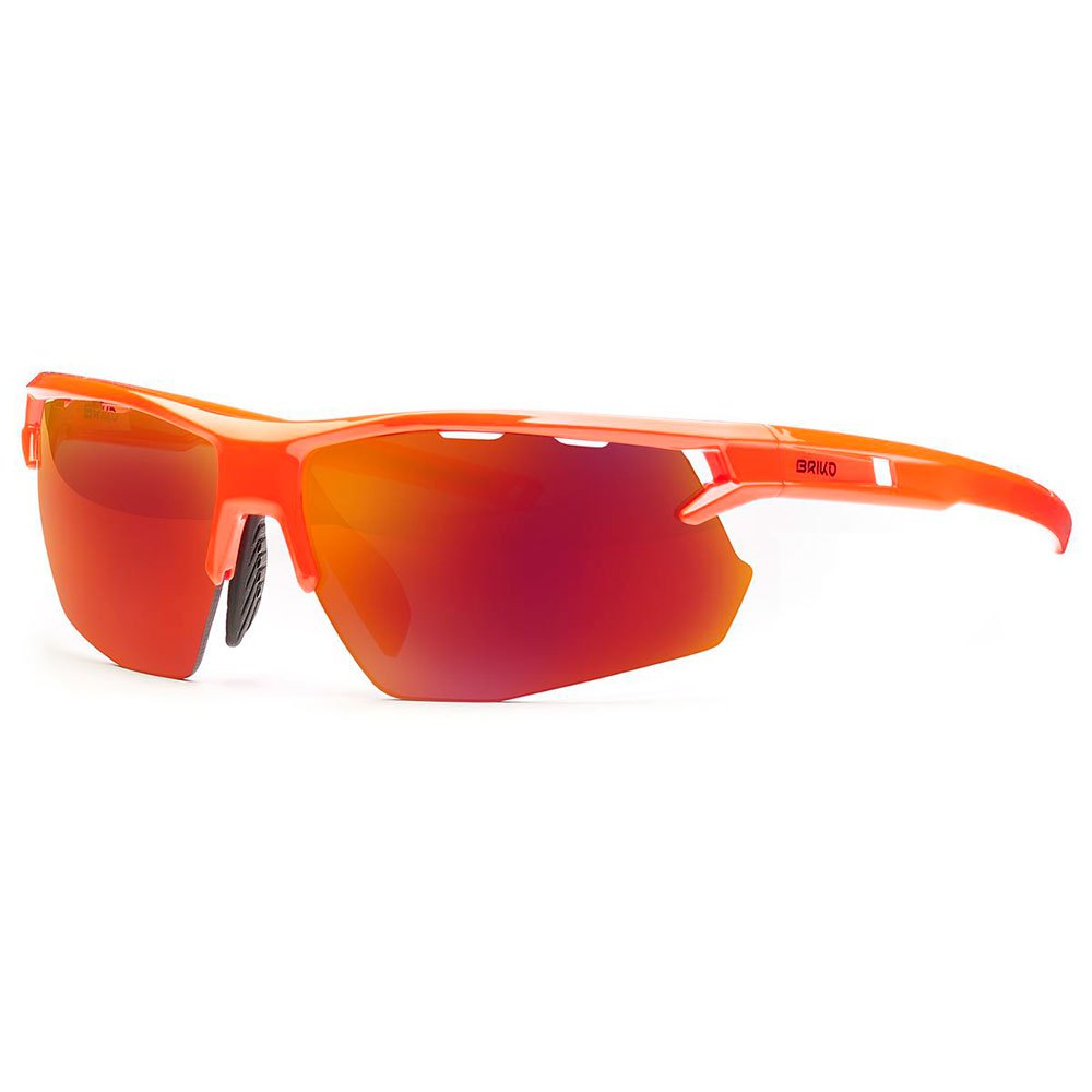 briko mizar sunglasses orange red mirror/cat3