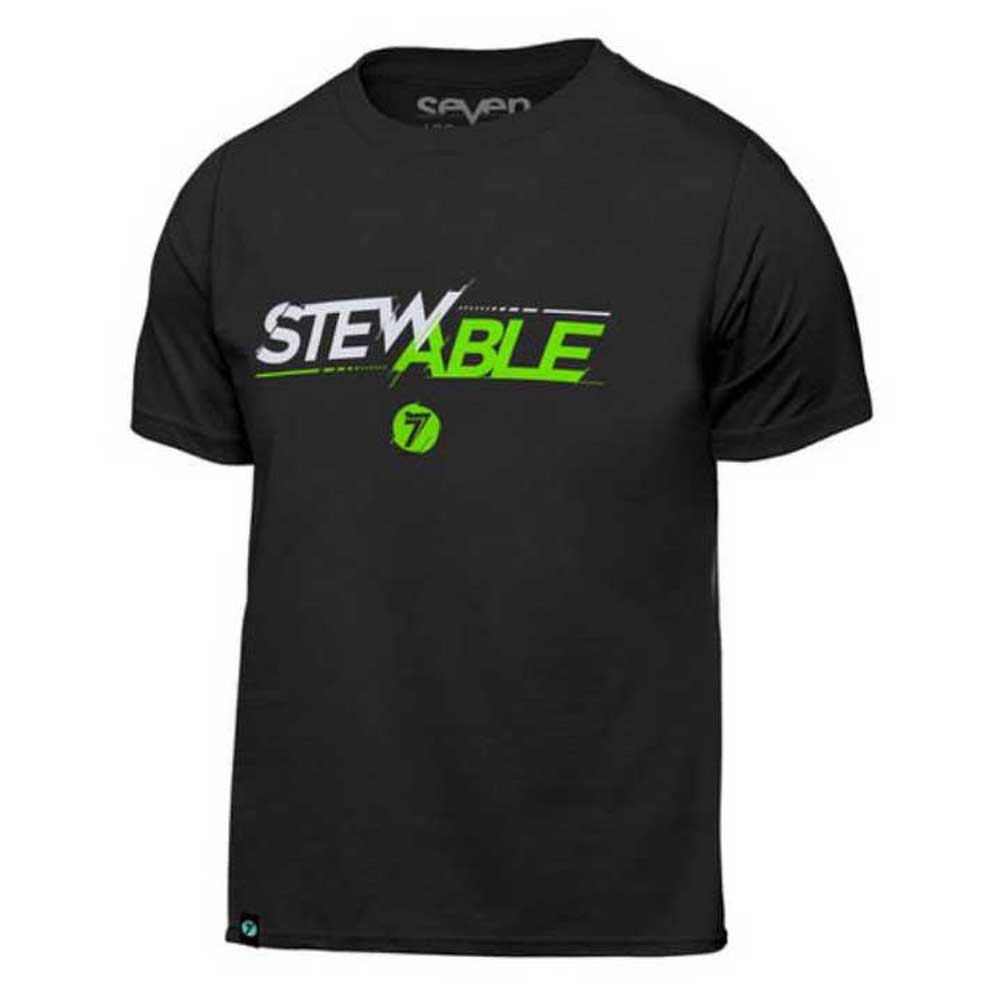 seven stewable short sleeve t-shirt noir s garçon