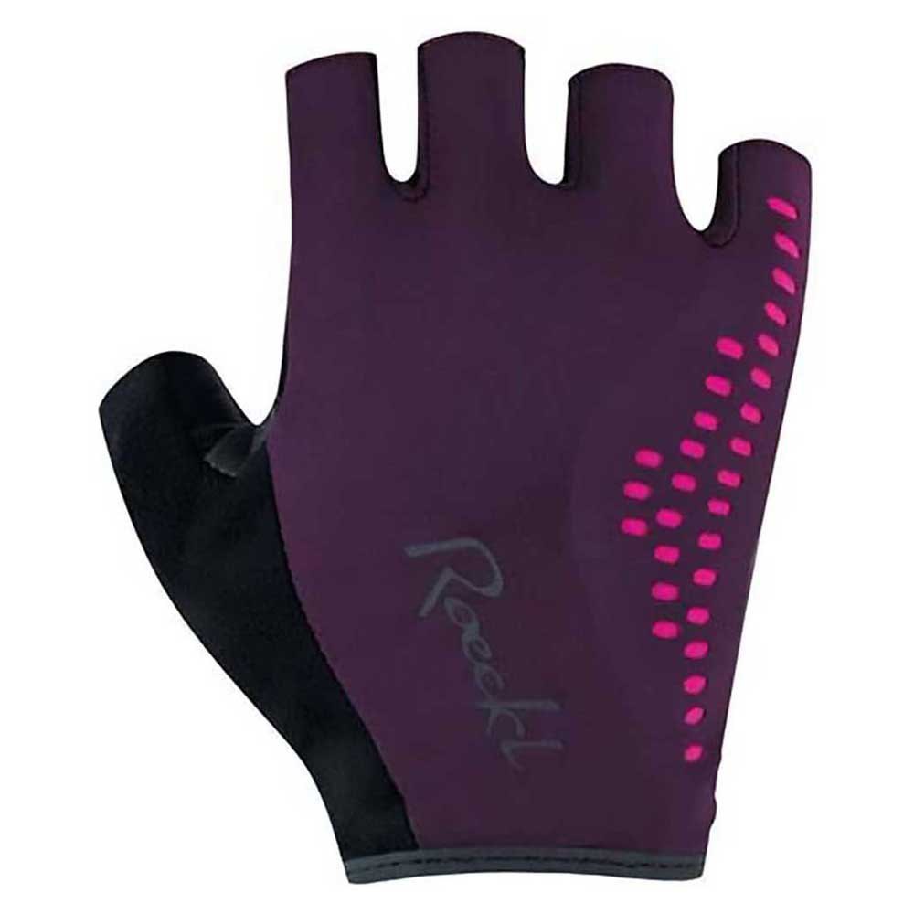 roeckl davilla short gloves violet 7 femme