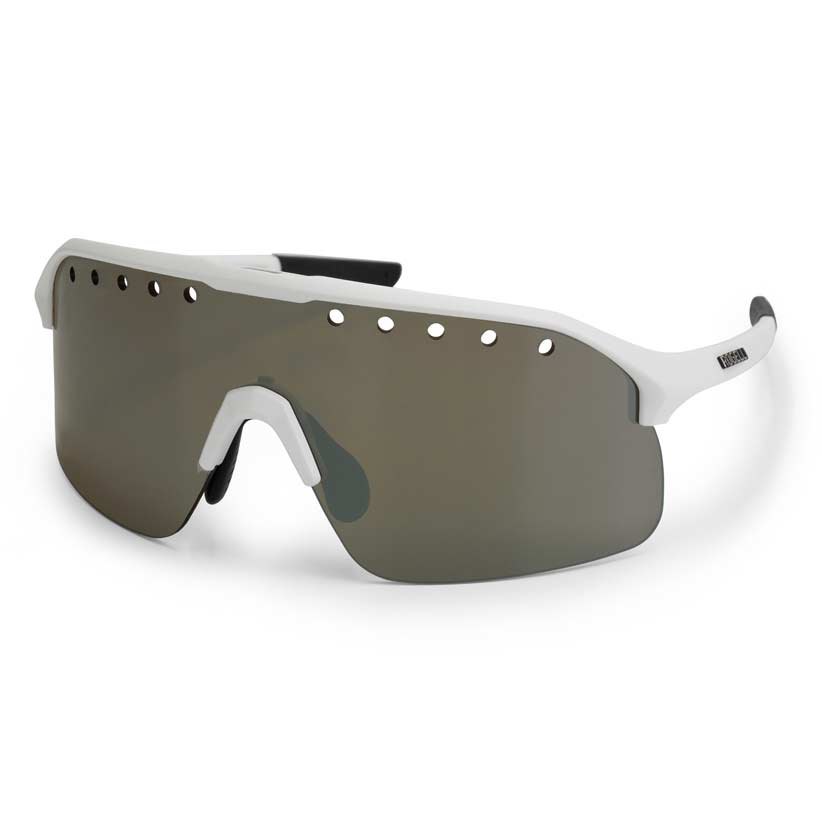 rogelli ventro polarized sunglasses blanc brown platinum revo/cat3
