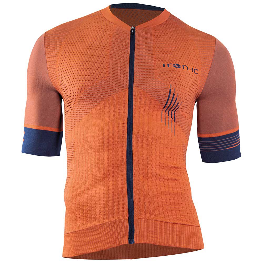 iron-ic 1.0 short sleeve jersey orange l-xl homme