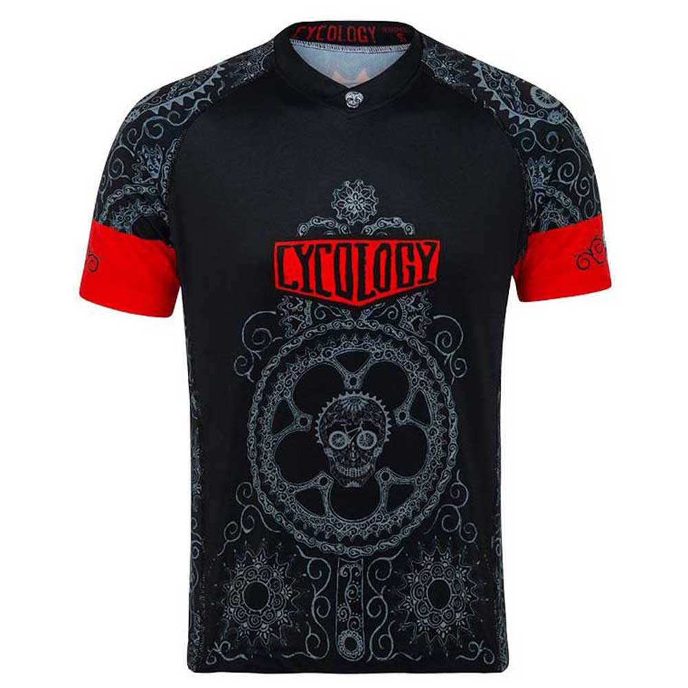 cycology day of the living short sleeve enduro jersey noir s homme