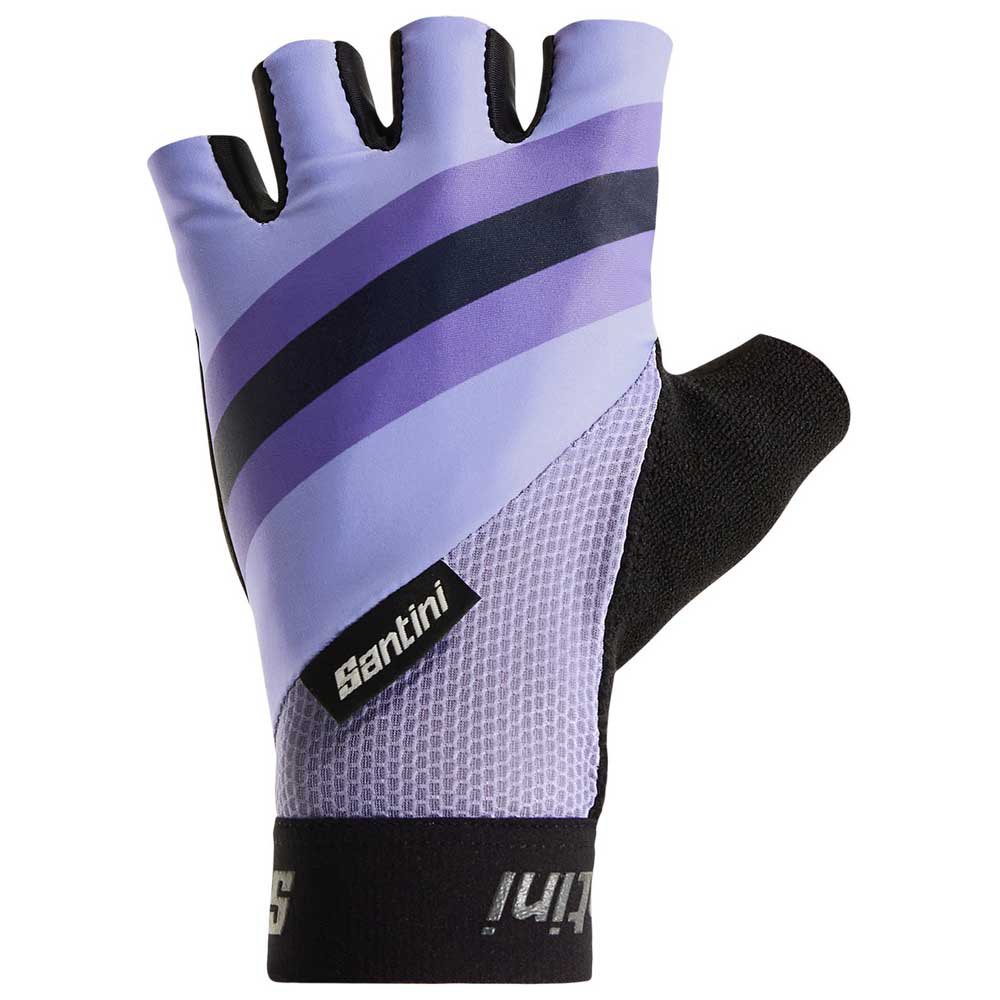 santini bengal short gloves violet 2xl homme
