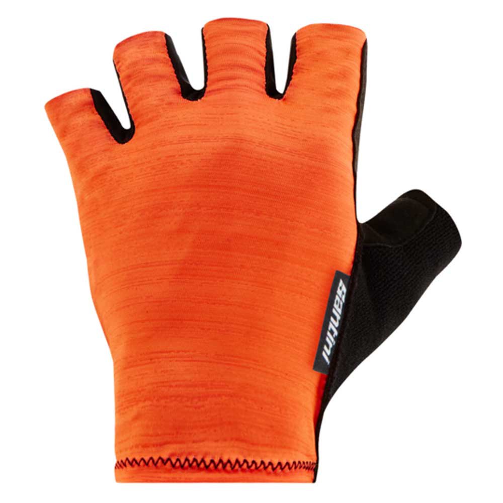 santini cubo short gloves orange xl homme