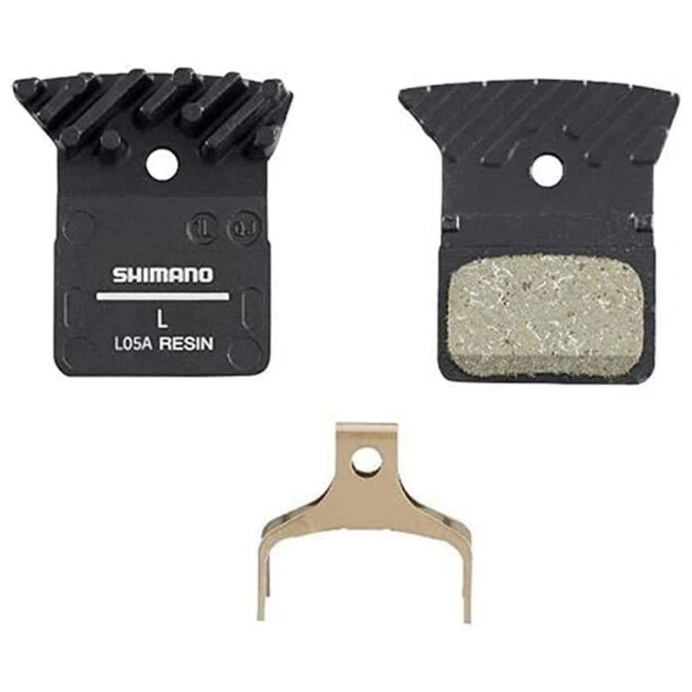 shimano l05a resin brake pads with spring gris