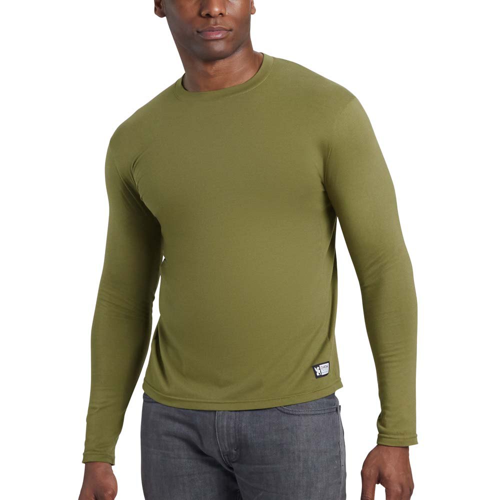 chrome issued long sleeve t-shirt vert 2xl homme