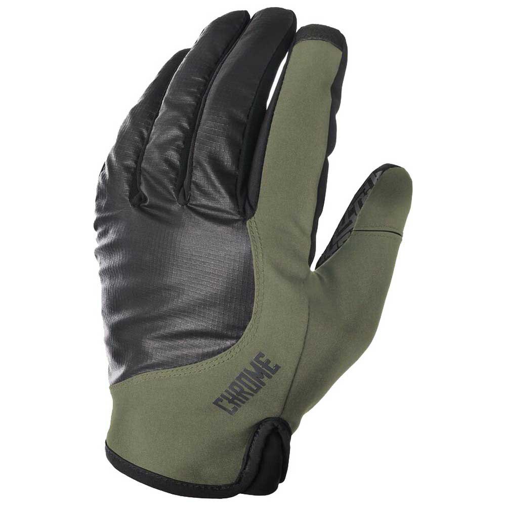 chrome midweight cycle long gloves vert s homme