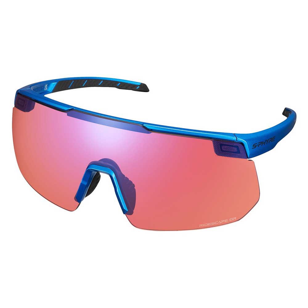 shimano s-phyre 2 sunglasses bleu ridescape or/cat3