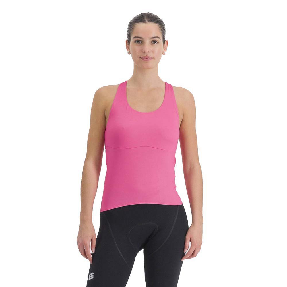 sportful matchy sleeveless t-shirt rose xs femme