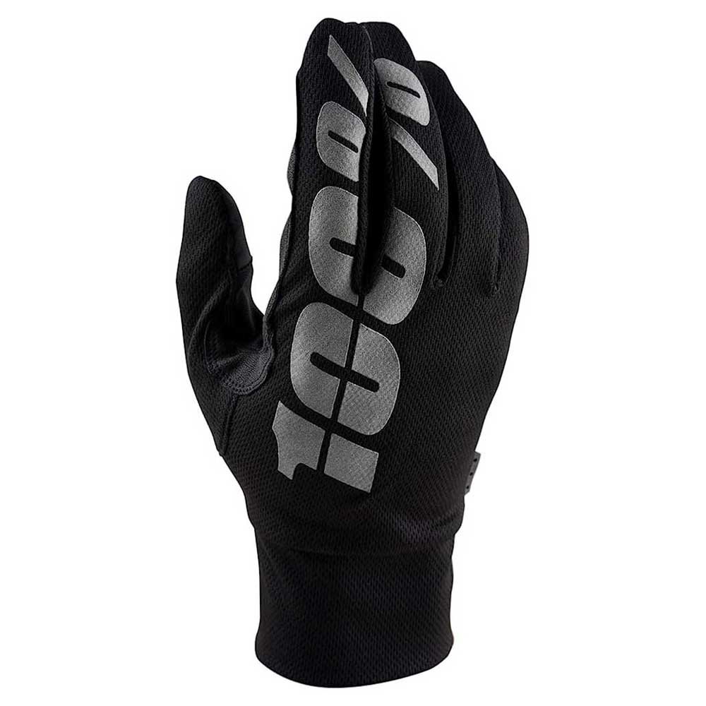 100percent hydromatic long gloves noir s homme