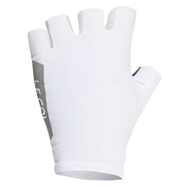 le col mitts short gloves blanc s homme
