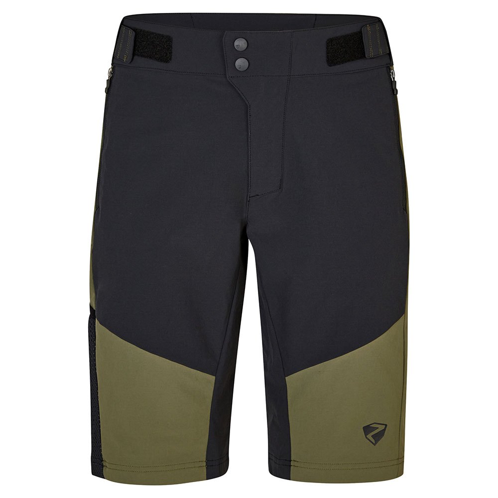 ziener nasek x-gel shorts vert,gris 50 homme