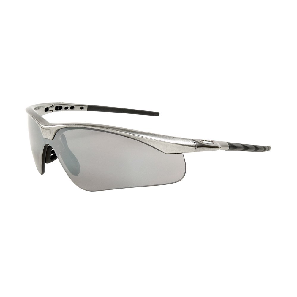 endura shark sunglasses noir silver mirror/cat1-3