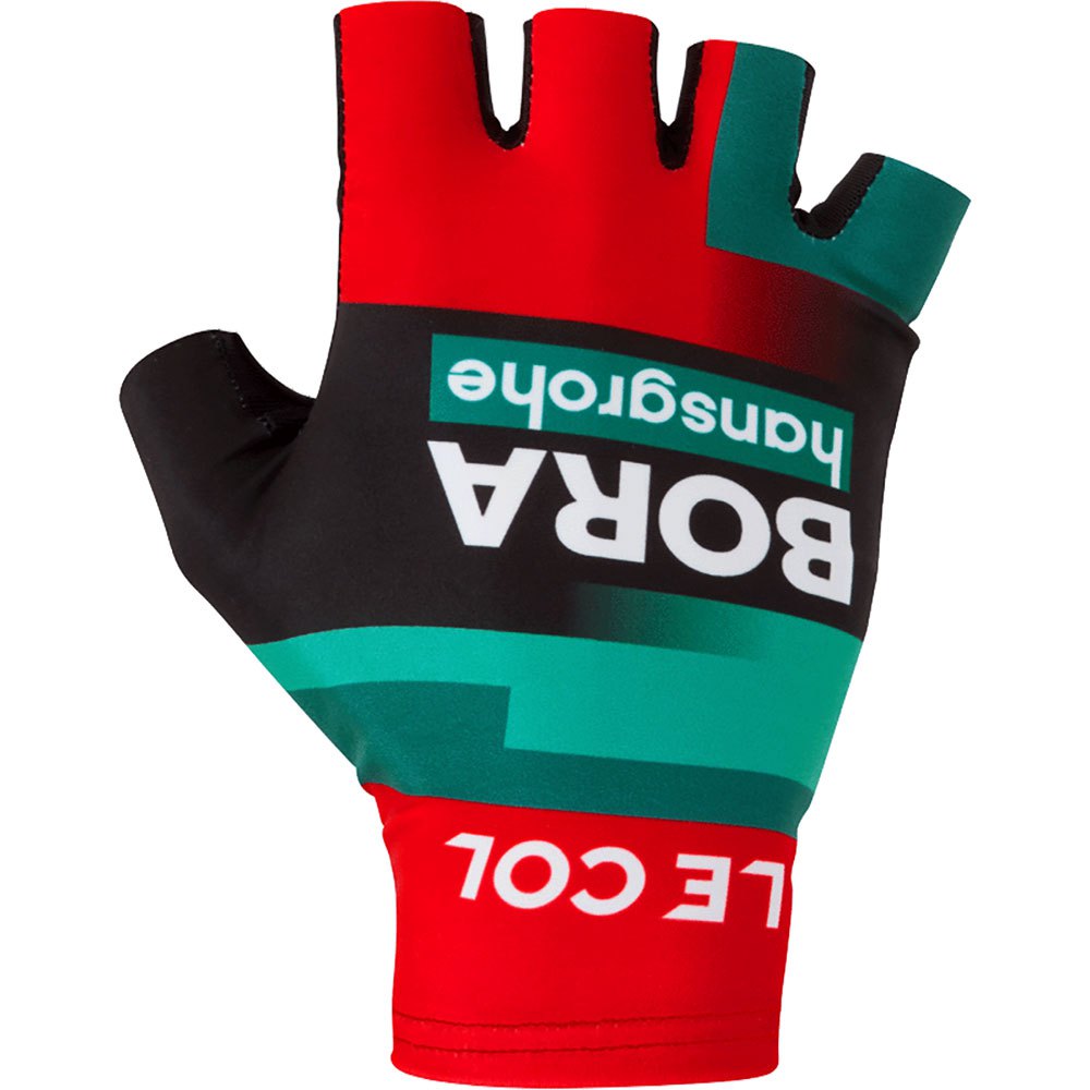 le col bora-hansgrohe 2023 short gloves multicolore m homme