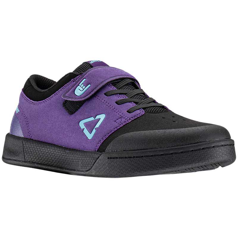 leatt 2.0 flat mtb shoes violet eu 32 garçon