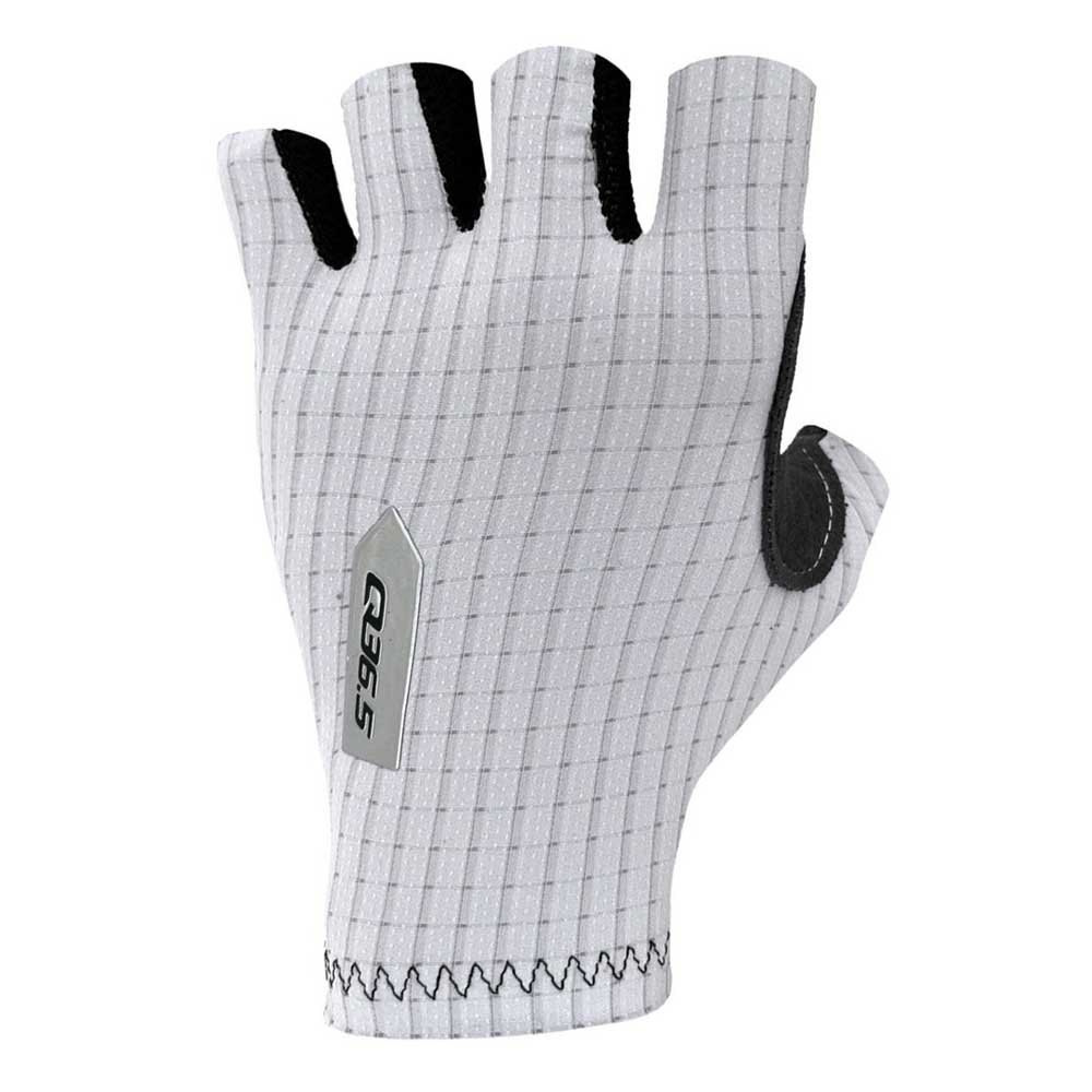 q36.5 pinstripe summer short gloves blanc s homme