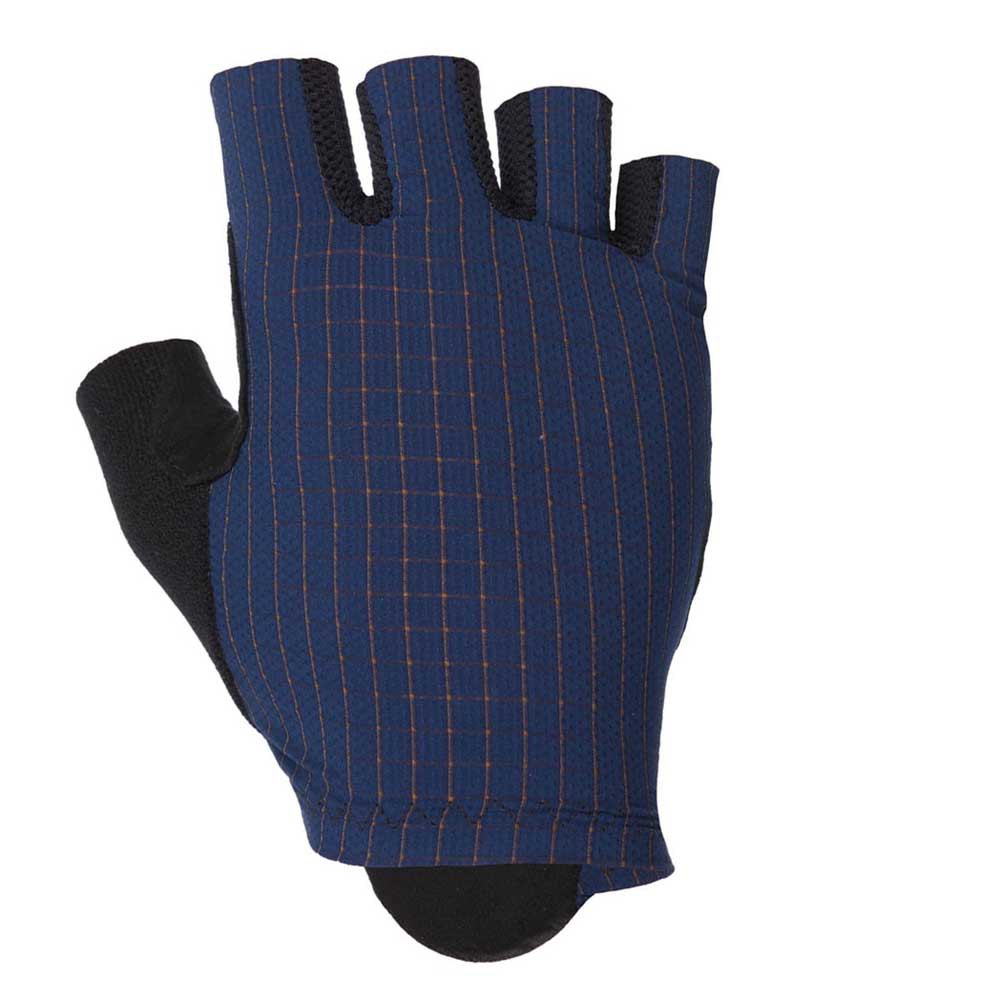 q36.5 pinstripe summer short gloves bleu l homme