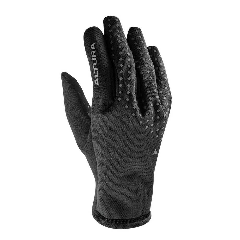altura nightvision fleece long gloves noir xs homme