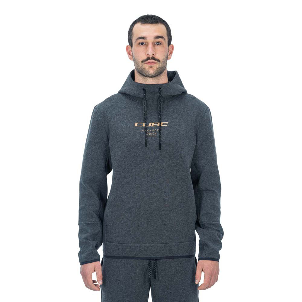 cube advanced hoodie gris xs homme