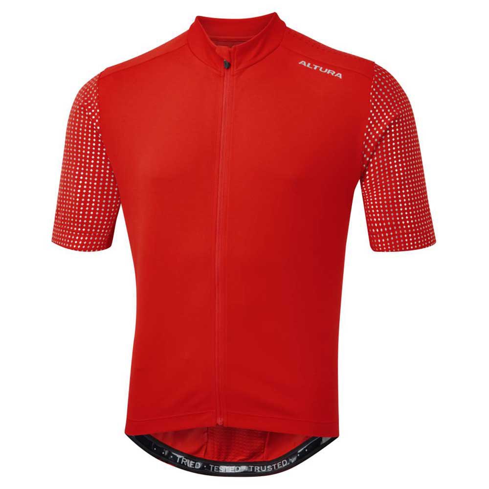 altura nightvision short sleeve jersey rouge 2xl homme
