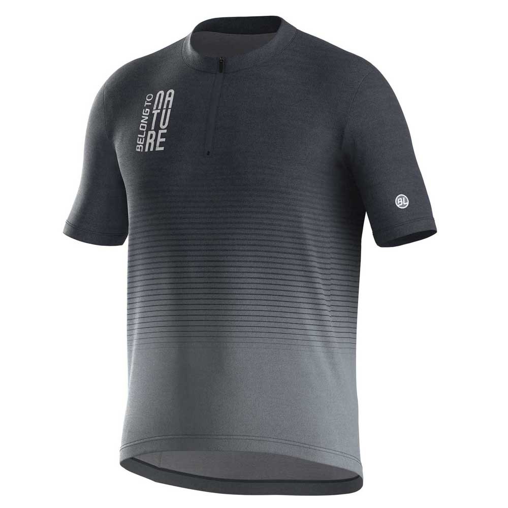 bicycle line cadore short sleeve enduro jersey gris xl homme