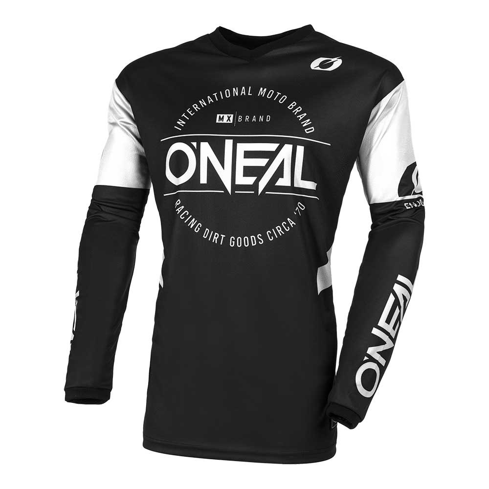 oneal element brand v.23 long sleeve t-shirt noir s homme