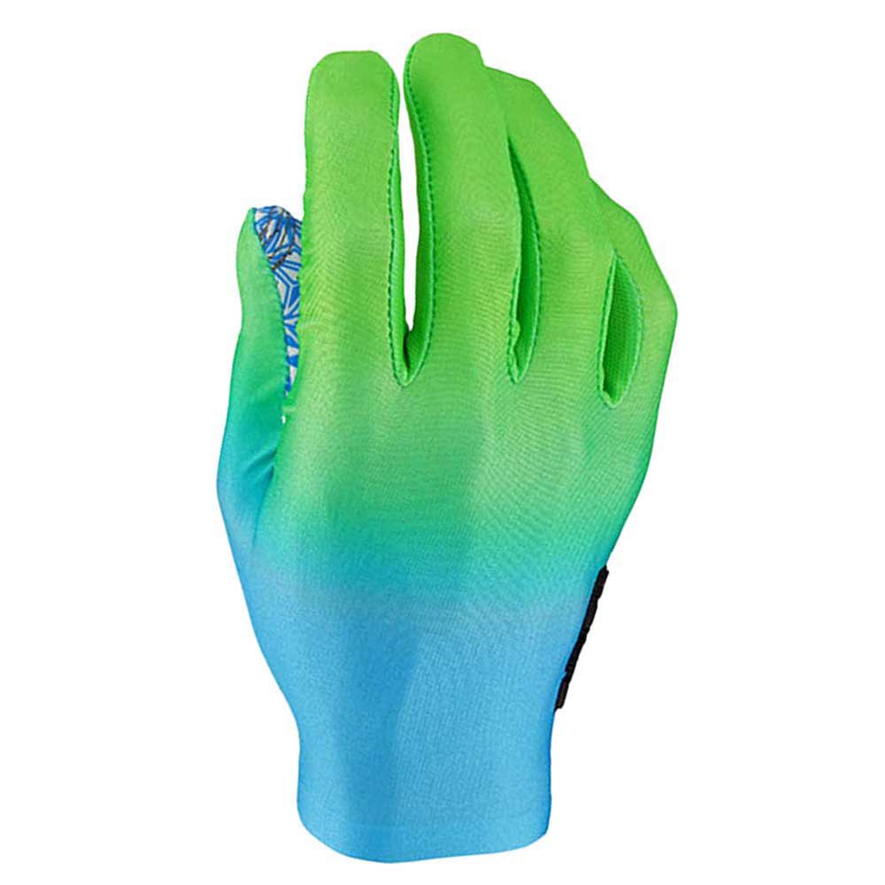 supacaz supag long gloves vert,bleu l homme