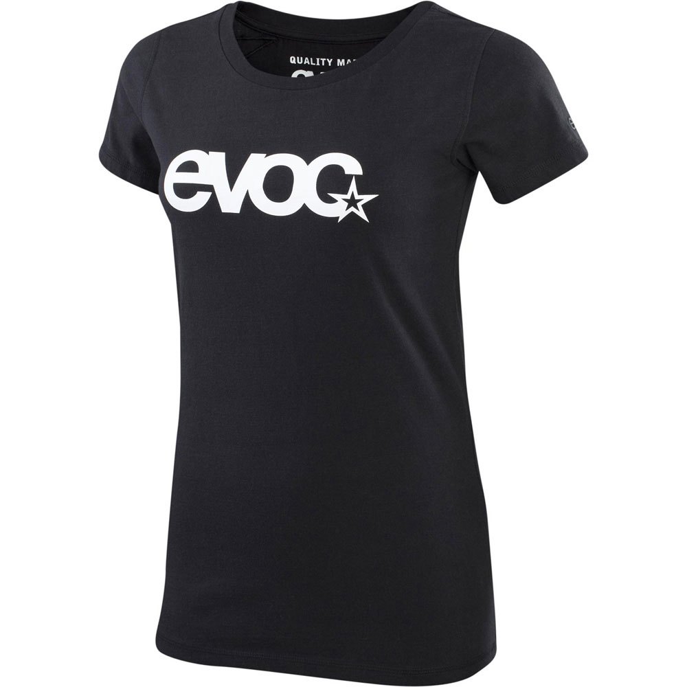 evoc logo short sleeve t-shirt noir s femme