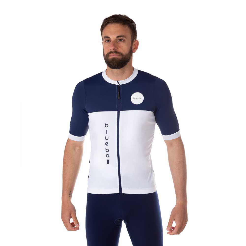 blueball sport compiegne short sleeve t-shirt blanc,bleu s homme