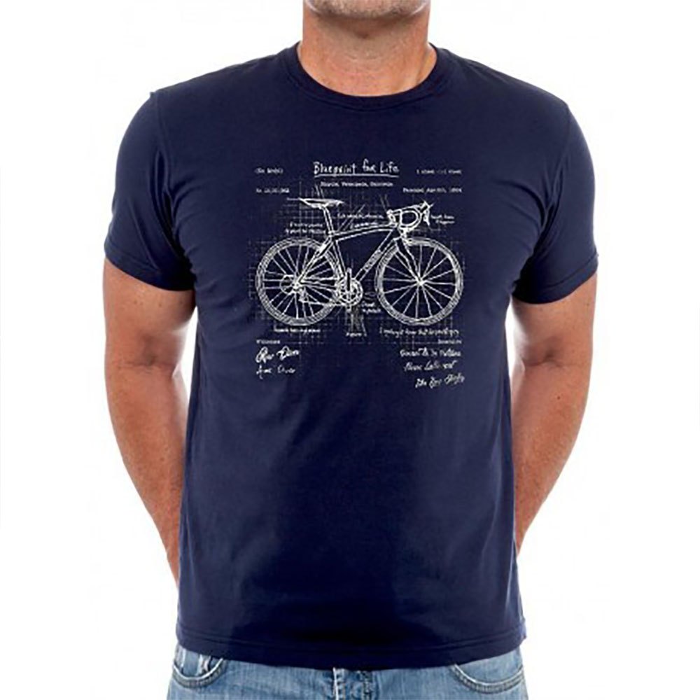 cycology the blueprint short sleeve t-shirt bleu s homme