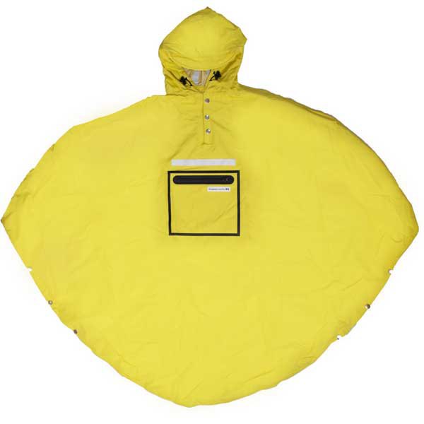 the peoples 3.0 hardy kids waterproof poncho jaune