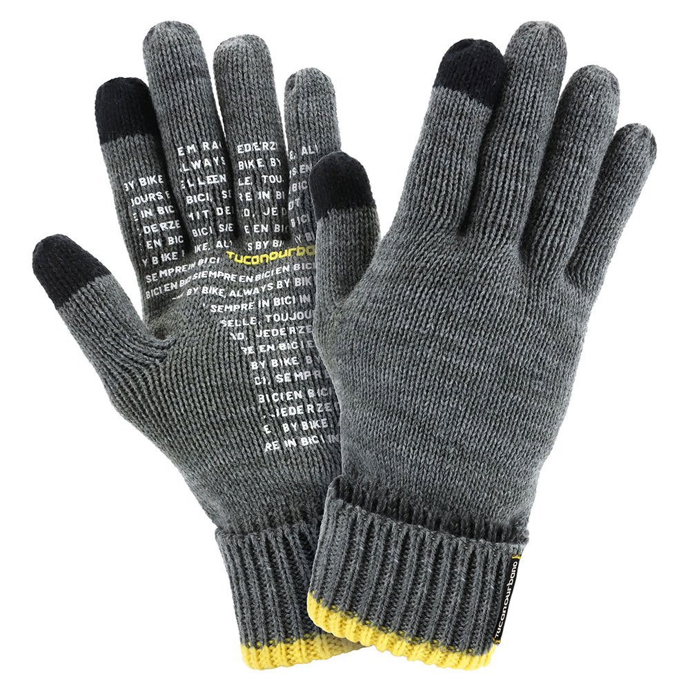 tucano urbano spider long gloves gris xs-s homme