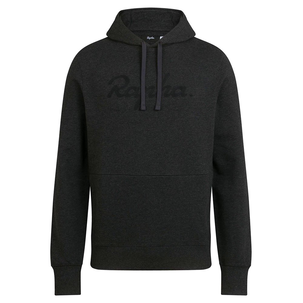 rapha logo pullover hoodie noir m homme