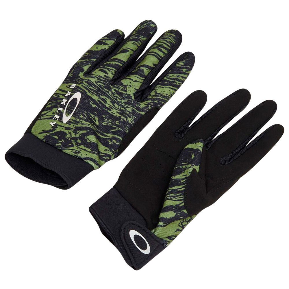 oakley apparel seeker mtb long gloves vert l homme