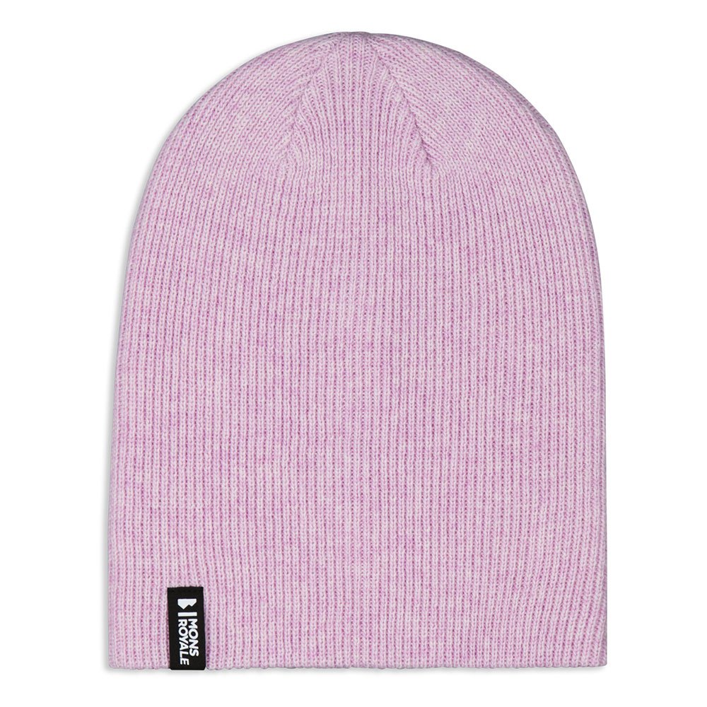 mons royale chunky logger beanie violet  homme