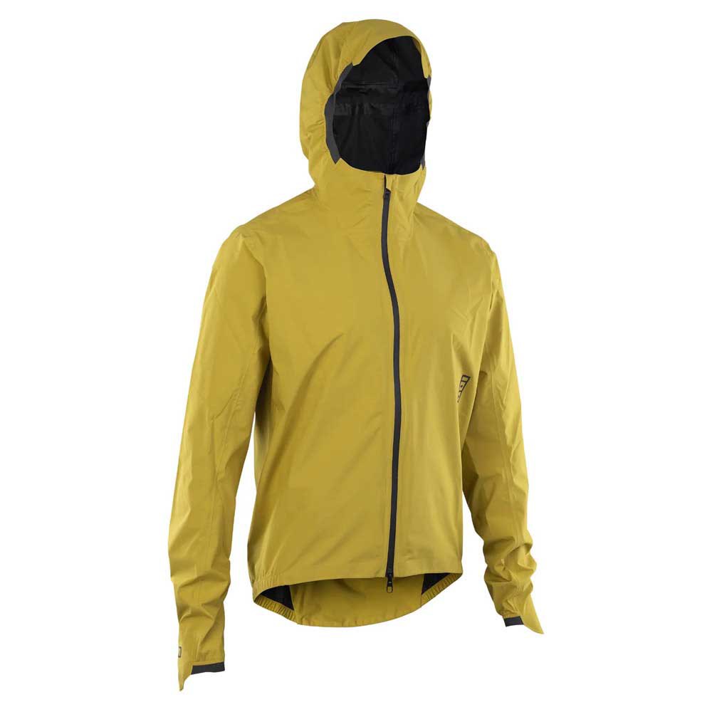 ion shelter lite 2.5l 2.0 hoodie rain jacket jaune xl homme