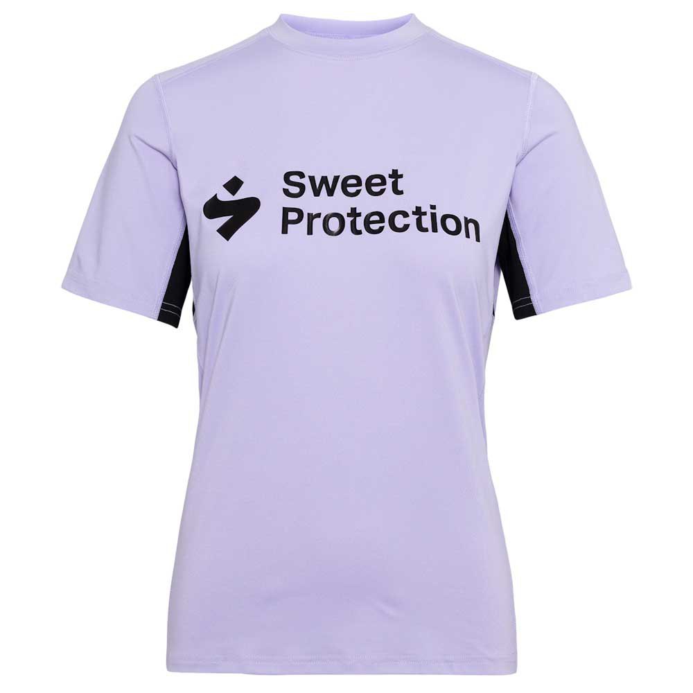 sweet protection hunter short sleeve enduro jersey violet xs femme