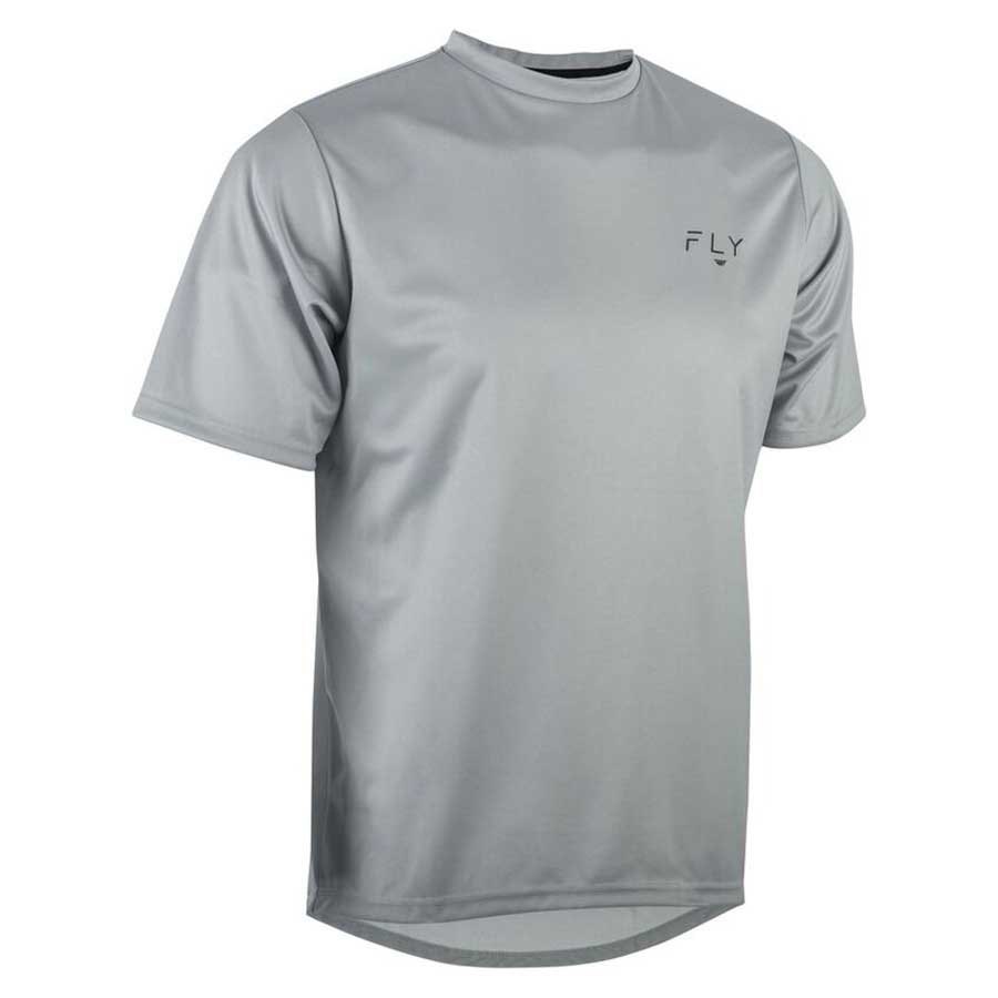 fly racing action short sleeve t-shirt gris s homme