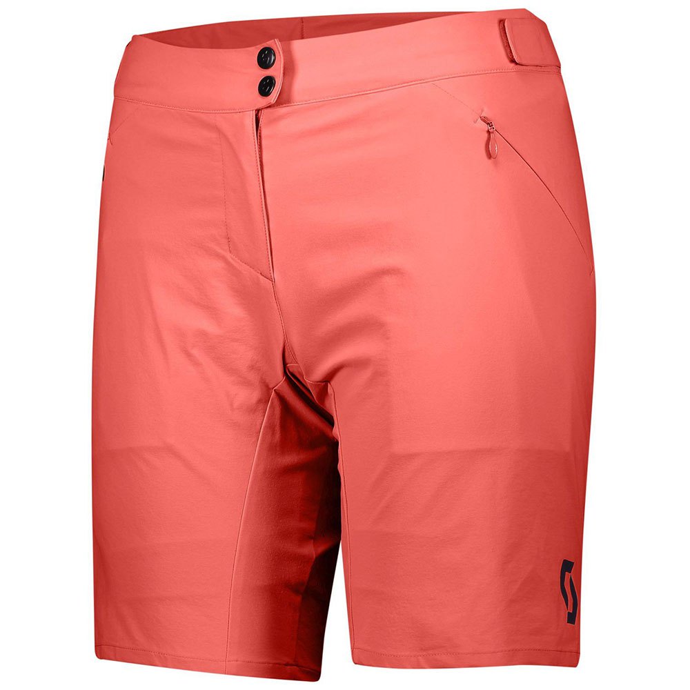 scott endurance ls/fit padded shorts orange 2xl femme