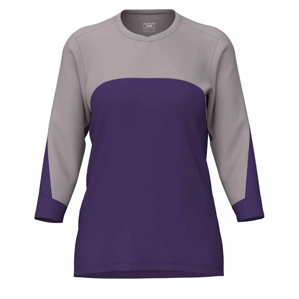 7mesh roam 3/4 sleeve t-shirt violet l femme