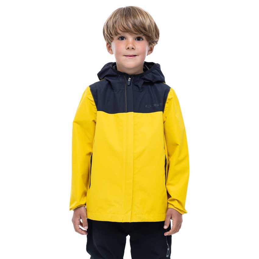 cube atx rookie rain jacket jaune 2xs garçon