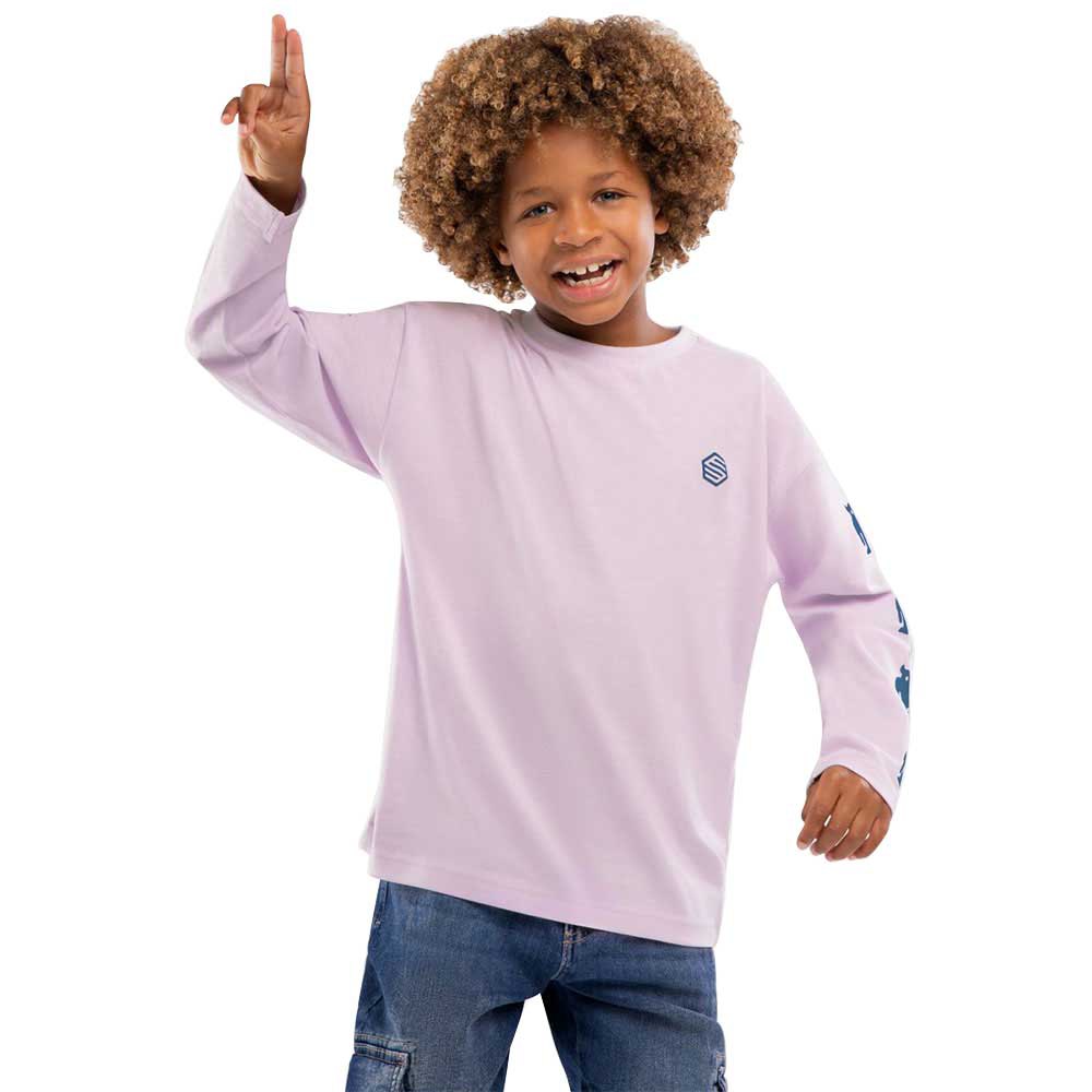 siroko bungee long sleeve t-shirt violet 5-6 years garçon